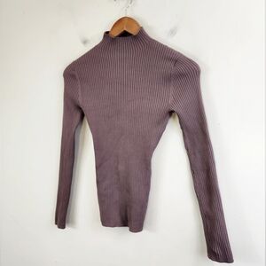 Babaton Sculpt Knit Tie-Back Long Sleeve